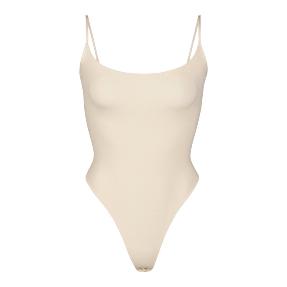 New SKIMS Fits Everybody Cami Thong Bodysuit Sand Plus Size Shapewear 3X